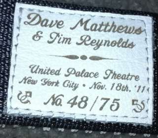   BAND TIM REYNOLDS NYC NEW YORK GUITAR STRAP UNITED PALACE THEATRE