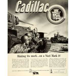  1943 Ad Cadillac 1921 Logo Motor Car General Motors 