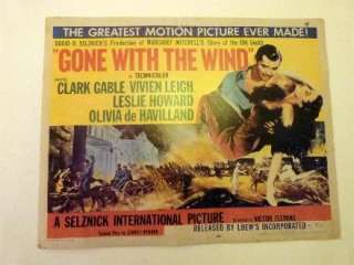 You are looking at a Gone with the Wind Lobby Poster released by 
