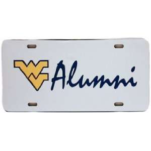  WVU Alumni Mirror License Plate Automotive