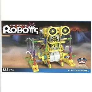   Building Blocks 123pcs Motorized OX Eyed Robots Toy Toys & Games