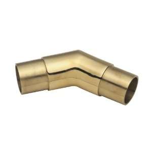  Polished Brass Flush 135 Deg Angle, 1 1/2inch Tubing