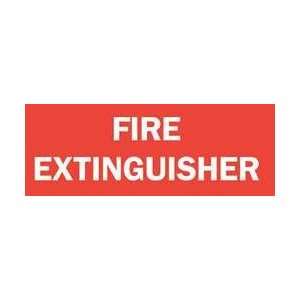 Sign,5x14,fire Extinguisher,polyester   BRADY  Industrial 
