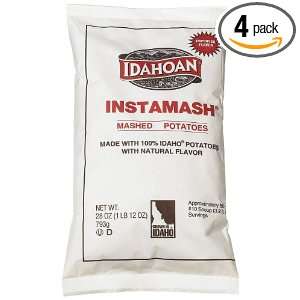 Idahoan Instamash Mashed Potatoes, 28 Ounce Units (Pack of 4)  