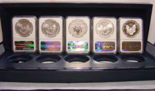 2011 25th Anniversary Silver Eagle Set NGC Early Releases PF69/MS69 