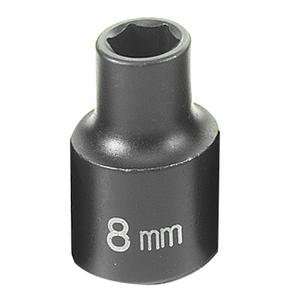   Pneumatic (GRE1008M) 3/8 Drive Standard Metric Impact Socket   8mm