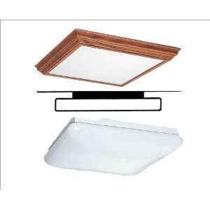 Sea Gull Lighting 5977 43 and 9501 15S and 9511 15S Solid Oak Cornice 