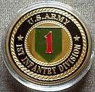 Army 1st Infantry Division Challenge Coin
