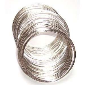  Creatives Silver Plate Bracelet Memory Wire   1oz   70 