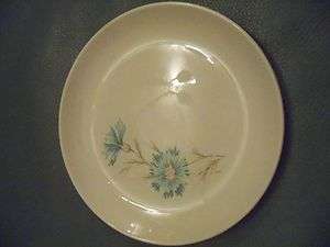   Vintage Italian Floral Blue Yellow White Daisy Bread Side Plate Dish