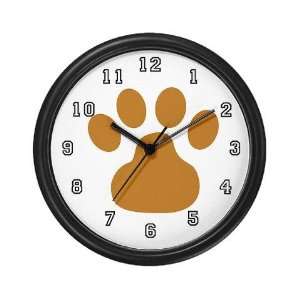  Pet Groomer Paw Print Dog Wall Clock by  