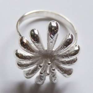 Beautyful 925 Sterling Silver Ring Size 10/t Ciircumference 62 Mm