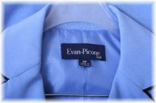 New Evan Picone Womens Pants Suit Sz 12 P $200  