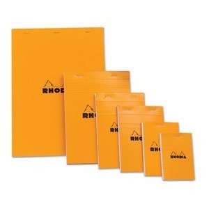  Rhodia Orange Notepads   4 times; 6, Graph Pad, 80 sheets 