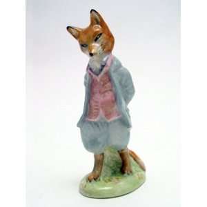   Foxy Whiskered Gentleman Figurine   Beswick Backstamp