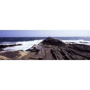  Rock Formations on Coast, Pemaquid Point Lighthouse 