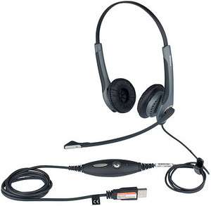   Jabra GN2000 Duo USB Noise Canceling Headset P/N 20001 495  