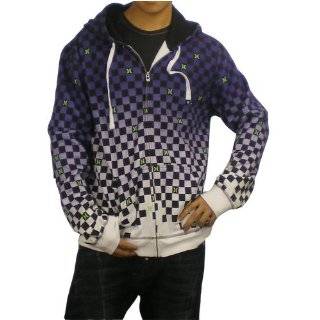 Mens Hurley black, white, purple hoodie. 100% authentic item with 