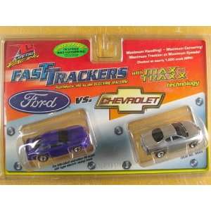  Life Like 9865 Fast Trackers Ford Vs. Chevrolet HO Scale 