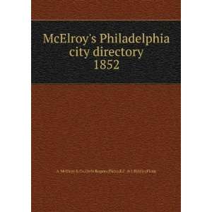   (Firm),E.C. & J. Biddle (Firm) A. McElroy & Co  Books
