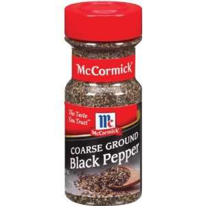 McCormick Coarse Ground Black Pepper 4 Grocery & Gourmet Food
