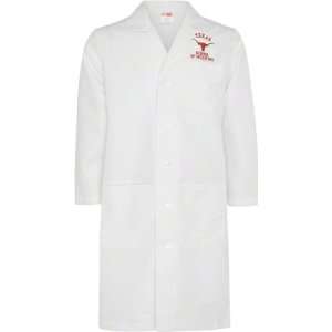  Texas Longhorns White Medical School Full Length Lab Coat 