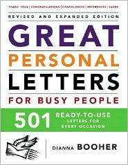 Great Personal Letters for Busy People 501 Ready to Use Letters for 