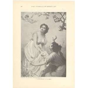    1896 Print Les Denicheuses by Edouard Bisson 