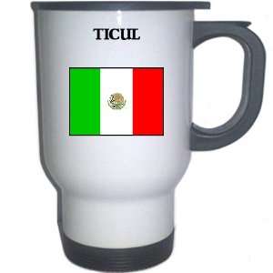  Mexico   TICUL White Stainless Steel Mug Everything 