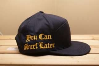   SURF LATER SNAPBACK HAT CAP NAVY 2011 SPRING SUMMER COLLECTION  