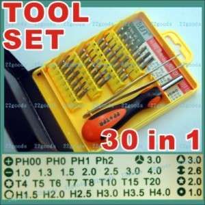 Screwdriver Tools Kit Set T3 T20 PH1 Y3  1 4 electronic  