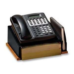    Rolodex Distinctions Wood Base Phone Stand