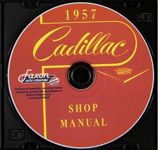   Cadillac Shop Manual CD 57 Eldorado Deville 62 86 60 Special Fleetwood