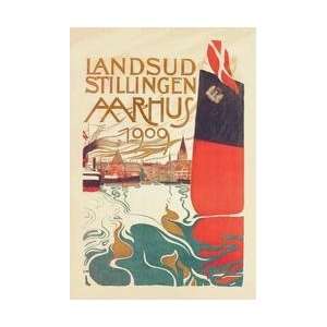  Landsud Stillingen Aarhus 28x42 Giclee on Canvas