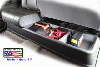   09001 Gear Box Underseat Storage 2007 2012 GMC Sierra Crew Cab  