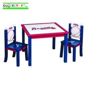 Atlanta Braves Youth Table and Chairs
