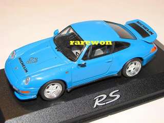 Porsche 911 (993) Carrera RS *MICHELIN PROMO* Minichamps 1/43 RARE 