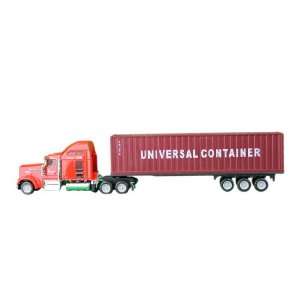  Die cast Tractor trailer 165 with Container (color may 