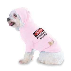  Warning Australian Cattle Dog with an attitude Hooded 