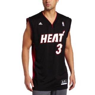 NBA Miami Heat Dwyane Wade Mens Black NBA Replica Jersey