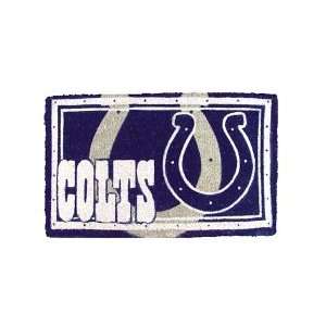 Indianapolis Colts Welcome Mat Bleached 