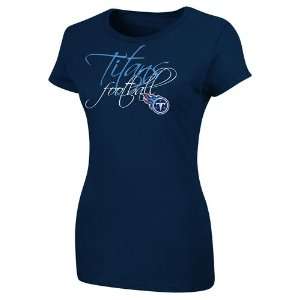  Tennessee Titans Womens Franchise Fit T Shirt Sports 