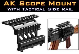 AK762/39 Side Rail Optics Mount Ideal for Scope , Laser and Flashlight 