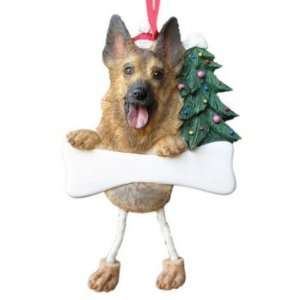  German Shepherd Wobbly Legs Christmas Ornament
