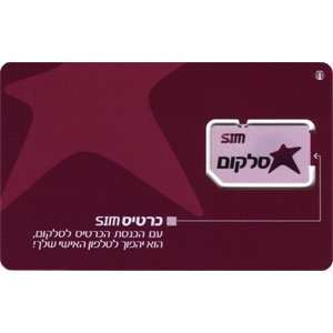 Cellcom Israel Prepaid SIM card Electronics