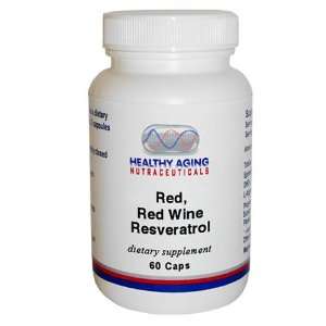 Healthy Aging Nutraceuticals Red, Red Wine Resveratrol 60 Caps