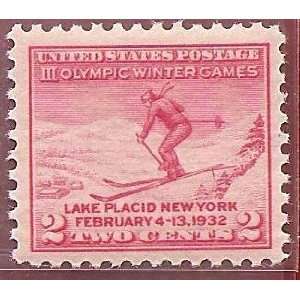  Stamp United States Lake Placid New York 1932 Scott 716 