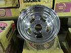 NOS ROCKET CHROME SLOTTED WHEEL 15 X 8 6 X 5 1/2  BC. FORD CHEVY 