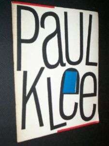Paul Klee exhibition, 1960. World House Galleries  
