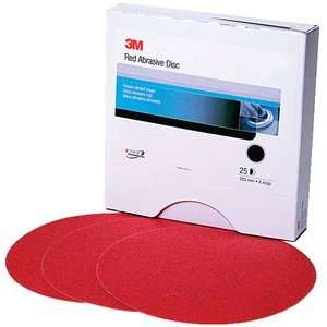3M Red Abrasive Hookit Film Disc Box 25  Industrial 